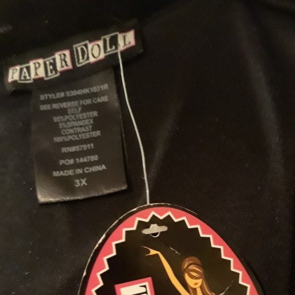 Paperdoll Black Crushed Velvet Dress - Picture 3 of 4